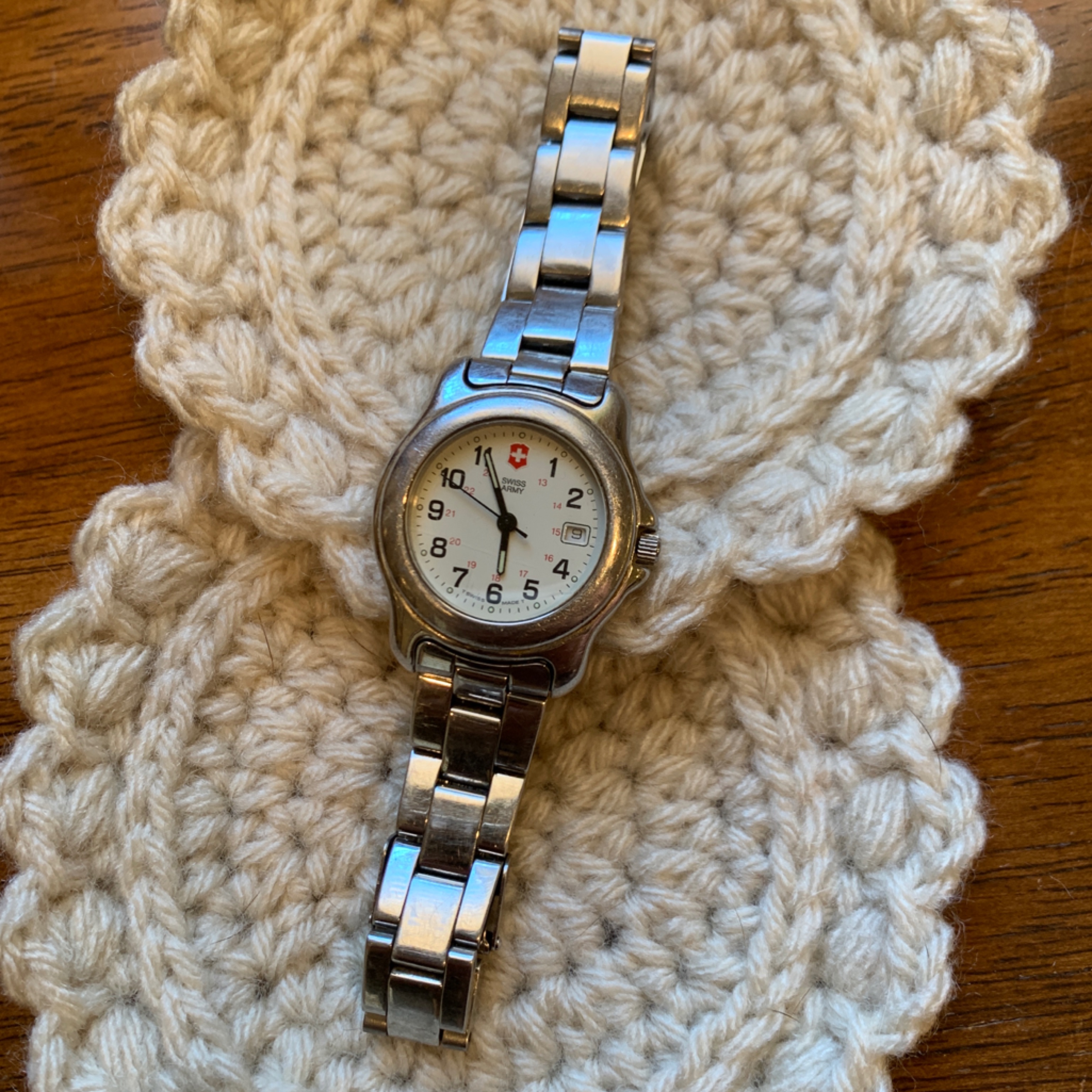 Hp Vintage Swiss Army Stainless Steel Watch
